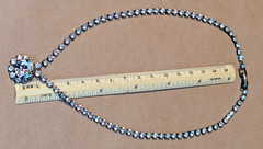 Vintage Faux Diamond Necklace
