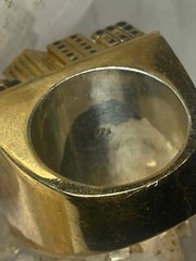 City Scape size 11.25 ring buildings architectural band