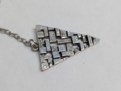 Upside Down Triangle Pendant Choker Necklace Geometric Hipster Chain Charm