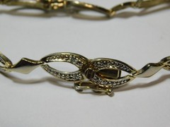 Vintage Stunning FAS .925 Sterling & Blue Stone Bracelet in Good Cond.