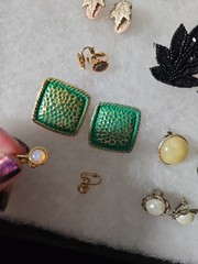 Vintage Earring Lot of 24 pairs. signed Coro