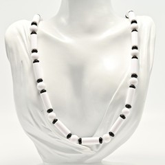 TRIFARI Vintage Original Signed Lucite Acrylic Beaded Designer Estate Necklace