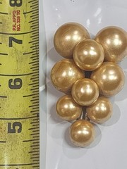 Vintage 1940s Faux Pearl Fur Clip Dress Clip Champagne Grape Cluster Brooch 2.5″