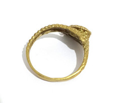 VINTAGE RARE EXTREMELY ANCIENT ROMAN VIKING LEGIONARY STYLE RING BRONZE ARTIFACT