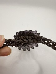 Antique German Silesian Iron Wire work Grape Cluster Bracelet