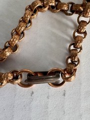 Solid Copper Thunderbird Pendant with Southwestern Geometric Design Vintage