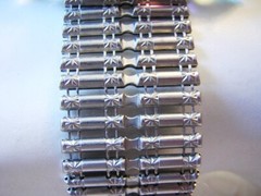 1930’s BOLD PURPLE/ AQUAMARINE & PINK OPEN BACK RHINESTONES Bracelet
