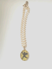 John Wind Maximal Art Romance Cupid Valentine Large Pendant Necklace