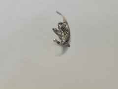 Vintage 800 Silver Marcasite Gondola Brooch