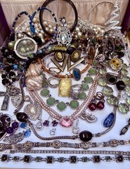 Vintage Estate Costume Jewelry Lot! AVON, MONET and more!