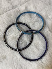 Vintage Cloisonne Enamel Bracelets Lot of 3 Size 7.5