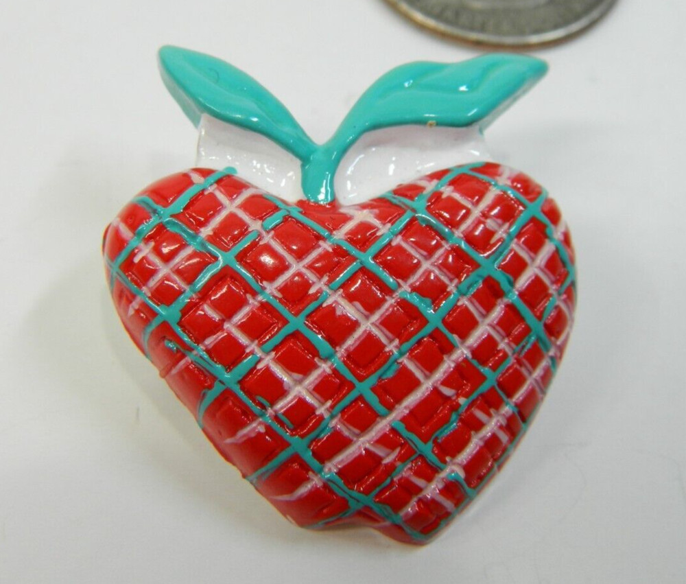 Fancy colorful Appel Brooch