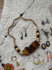 Women’s Jewelry Lot (Vintage/necklaces/bracelets/earrings/pins/brooches, charms)