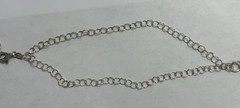 Vintage Sterling Silver Milor Italy 36in Oval Link Necklace