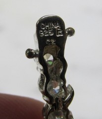 Ross Simons Sterling Silver Clear Stones Tennis Bracelet ~ 7″ ~ 11grams ~ 1-E151