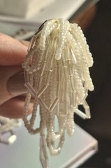 No brand pre-owned 2 pairs of faux pearl cluster and seed bead dangle earrings