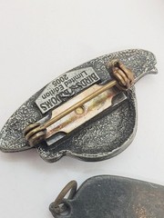 Eggs In Nest Vintage Birds And Blooms Pewter Pin Brooch (48)