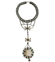 Silver Necklace Chain Mounted German Bavaria 1774 Thaler Coin