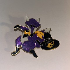 Fox CODL 2008 Purple Lapel Hat Pin Pinback