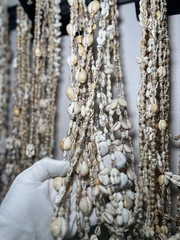 60 VTG-Now Seashell Lei LOT Kukui Nut cowrie shell Necklaces Wedding Luau Party