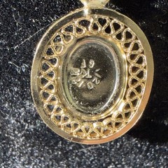 12K Gold Filled Cameo Pendant Necklace 15” Inch Cable Chain Carved Shell Vintage