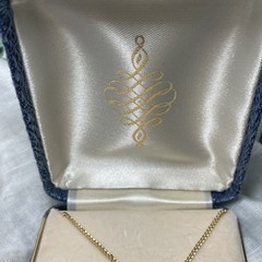 VTG Gold Toned. Cultured Pearl Pendant Necklace 16” Nos
