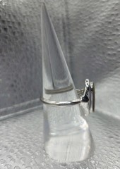 Vintage Silver Tone Avon Ring Size 8