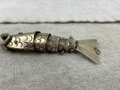 Vintage Articulated Fish Pendant Koi 2 2/3 Inch