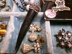 VTG~NOW Estate Jewelry Box +Lot UNTESTED~FASHION~2 lbs+ & Some 925 Sterling