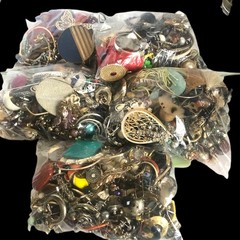 1 Lb Single Earrings Lot Craft Junk Broken Jewelry Lot Vintage Modern ..