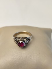 Silver Ring Soviet 875 Ring Unisex Adults vintage silver ring ussr Jewellery