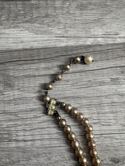 Vintage Valencia Elgin American Faux Pearl Necklace Set 4 Strands w/ Box 1950s