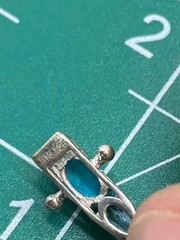 Sterling Silver Turquoise & Blue Topaz Tennis Bracelet