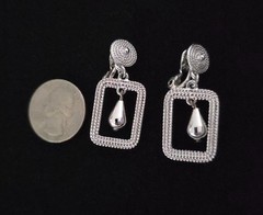 Clip-On Earrings Lot of 3- Includes one pair Sarah Coventry 1964 Silver Splendor