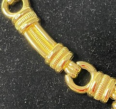Mary Kay New Faux Roman Coin Intaglio Necklace Clip Earrings Set 1980’s-90’s