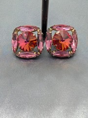 Vintage Demi-Parure Starburst Brooch Pin and Clip Earrings