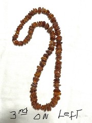 Lot If (8) Amber Necklaces, Nuggets, Some Clasps, Some Graduated