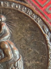 Vintage St Christopher “Be My Guide” Enamel Pendant