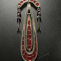 Midcentury Modern Statement Necklace Art Piece Unique