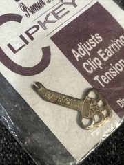 Premier Designs Clip Key Comfort Key Adjusts Tension Earrings Original Packaging