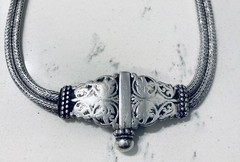 Vintage Maharashtra Silver Traditional Wedding Belt India 74 Grams Not Scrap