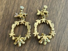 Lot of 3 Vintage Rhinestone Earrings Estate Find Coro & More