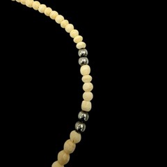 Tribal 1970s Bone Vintage Fringe Statement Necklace – Boho Ethnic Choker 16.5”