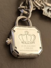Juicy Couture Vintage Watch Charm Bracelet Silver Not specified