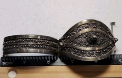 Vintage Berber Bracelet Kabe 850 Silver Morocco