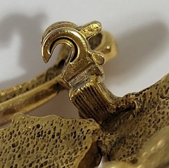 Vtg Danecraft Brooch Pin Gardening Tools Gardner Flower Pots Watering Can Estate