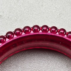Vintage Acrylic Bangle Bracelet Lot West Germany Red Green Yellow Size 8