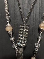 5 Vintage To Now Glass Metal Rhinestone Plastic Necklaces Long Bling Beautiful