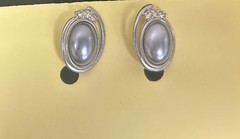 Lot Of 6 Pair Vintage 1980s Clip Earrings Various Colors