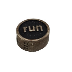 Sterling Silver 925 Run 10K Race Runner Marathon Charm Bead For Bracelet